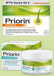 Priorin-Aktionen: Kapseln und Haarmaske Priorin-Aktionen: Kapseln und Haarmaske